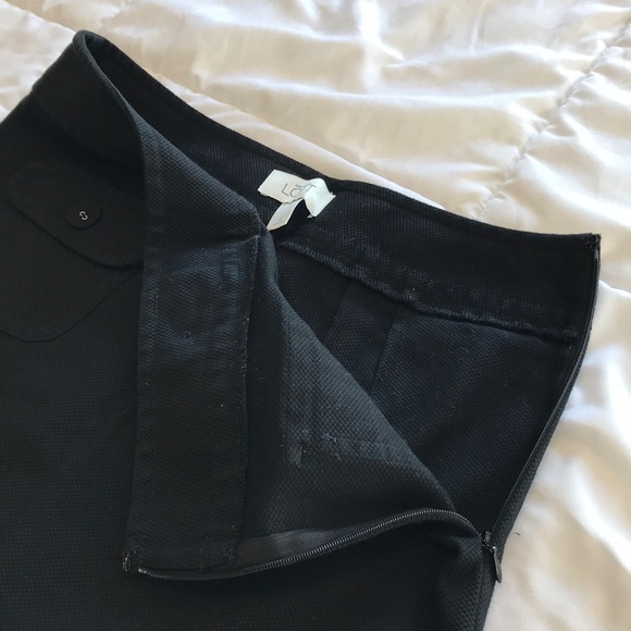 Ann Taylor Loft Black Cotton Blend Skirt Size 2 - Picture 5 of 10